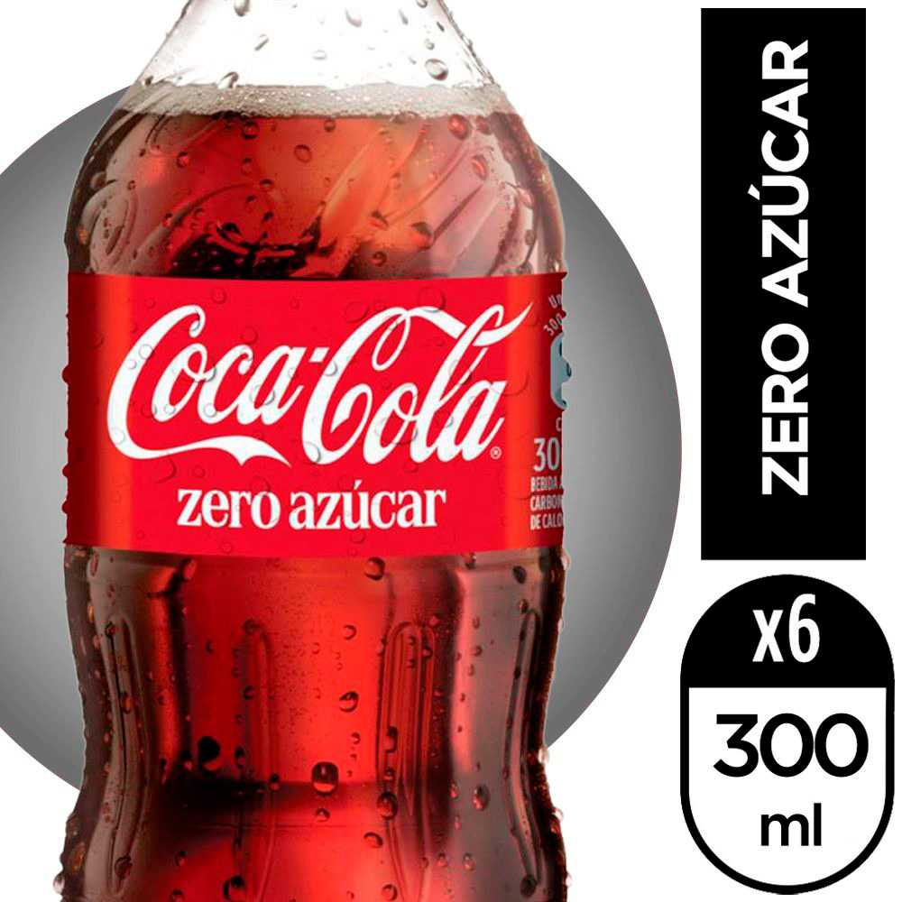 Coca-cola zero 300 ml 6pack
