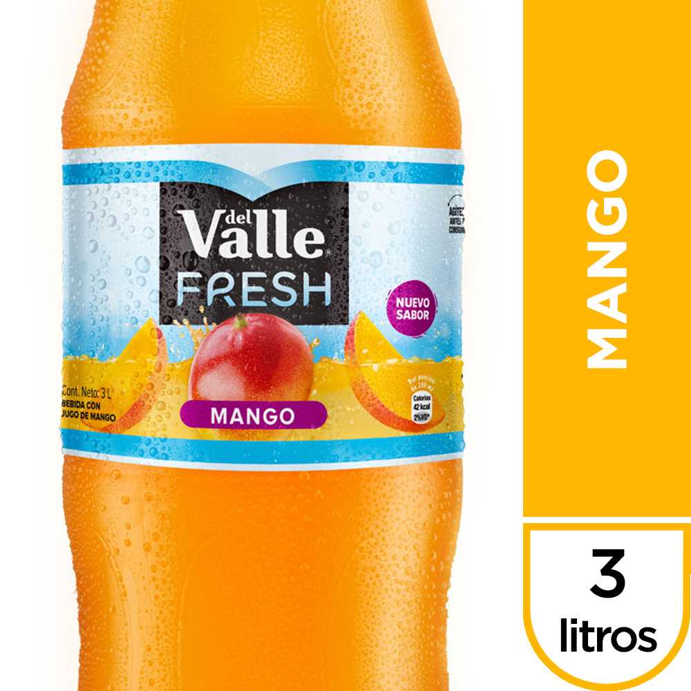Del valle fresh mango 3 lt