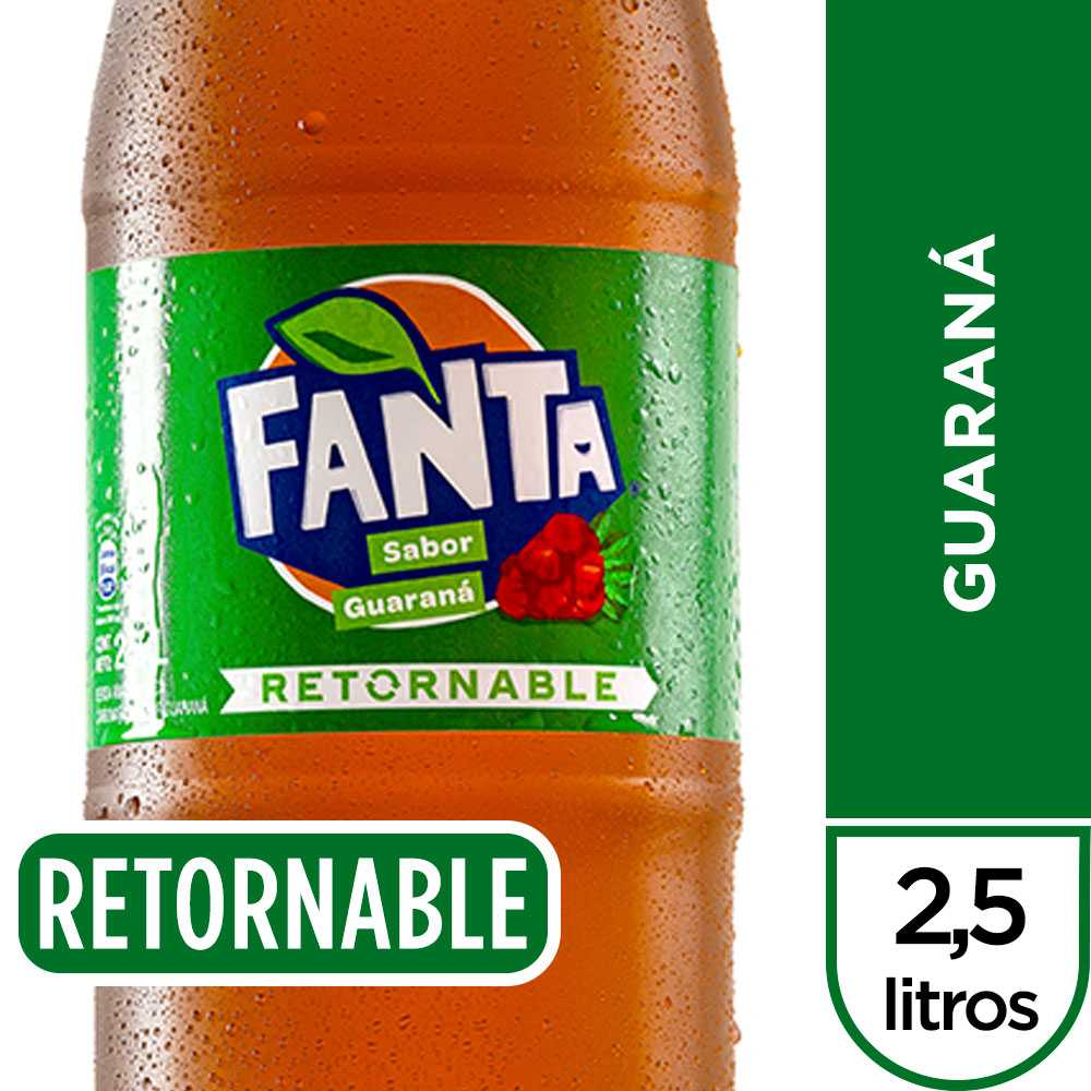 Fanta guaraná retornable 2,5 lt