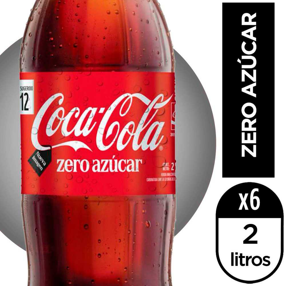 Coca-cola zero 2 lt 6pack