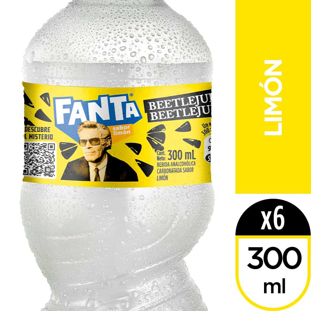 Fanta limón 300 ml 6pack