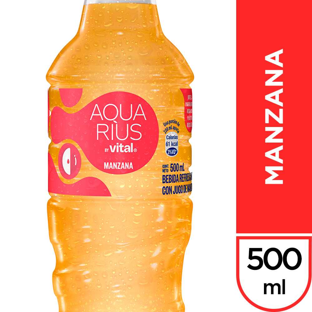 Aquarius manzana 500 ml