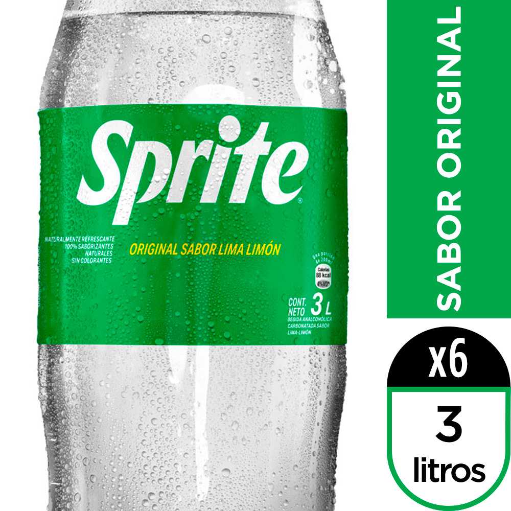Sprite 3 lt 6pack