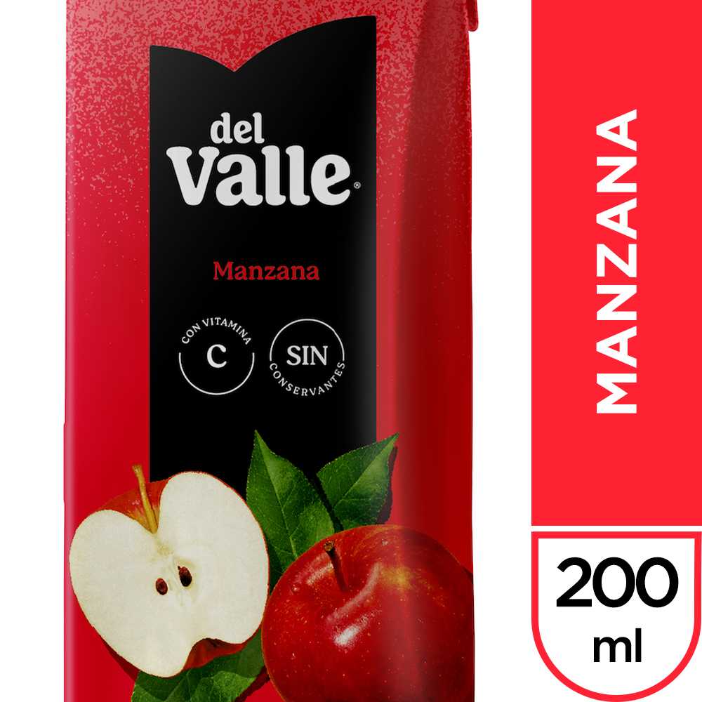 Del valle néctar manzana 200 ml