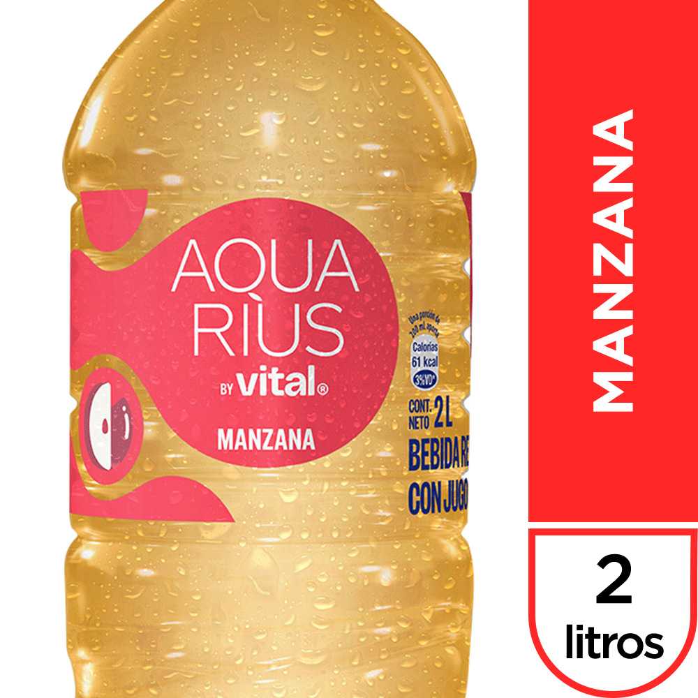Aquarius manzana 2 lt