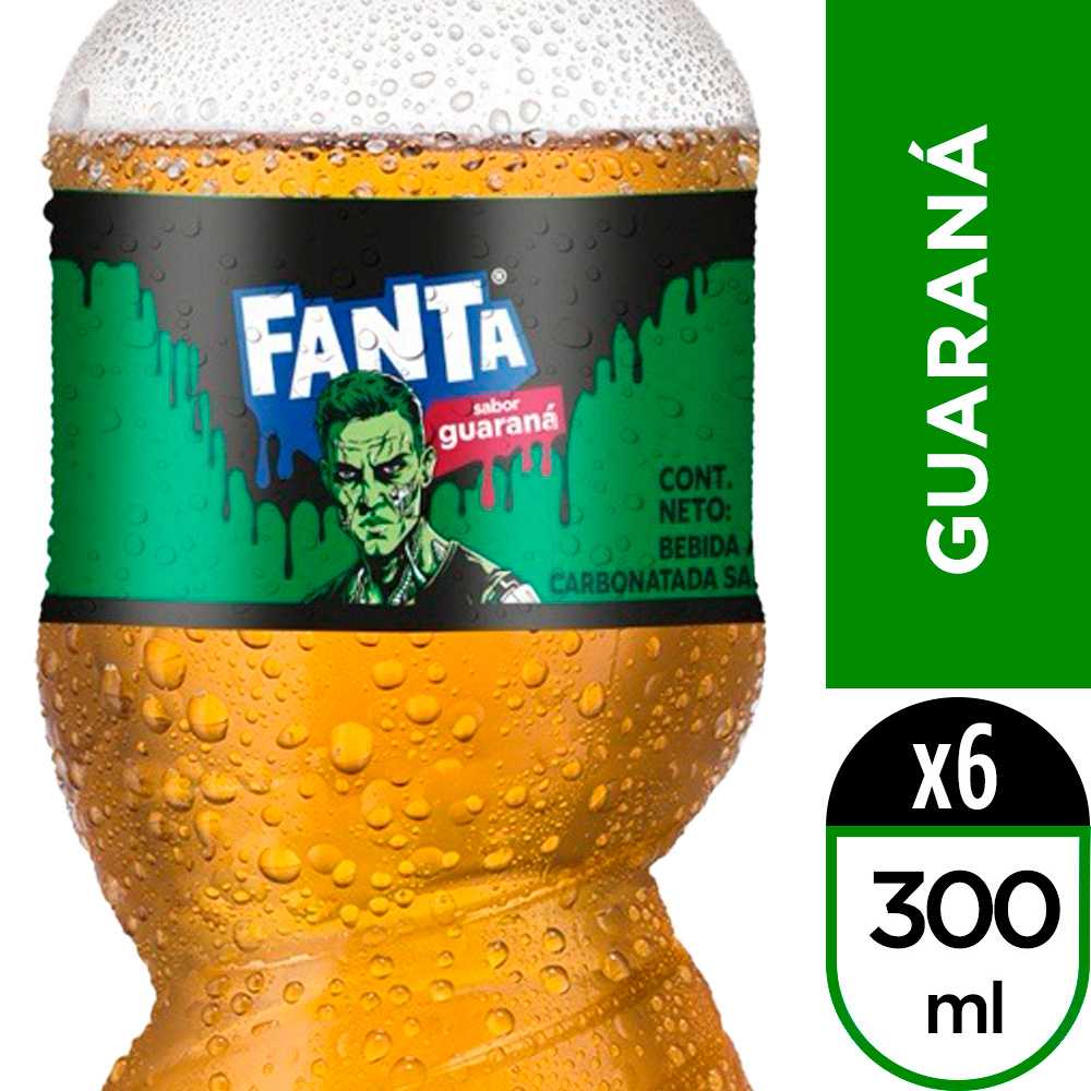 Fanta guaraná 300 ml 6pack