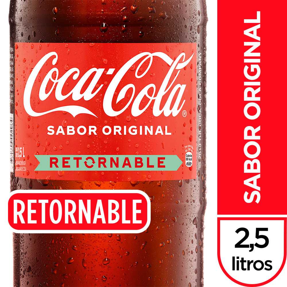 Coca-cola original retornable 2.5 lt