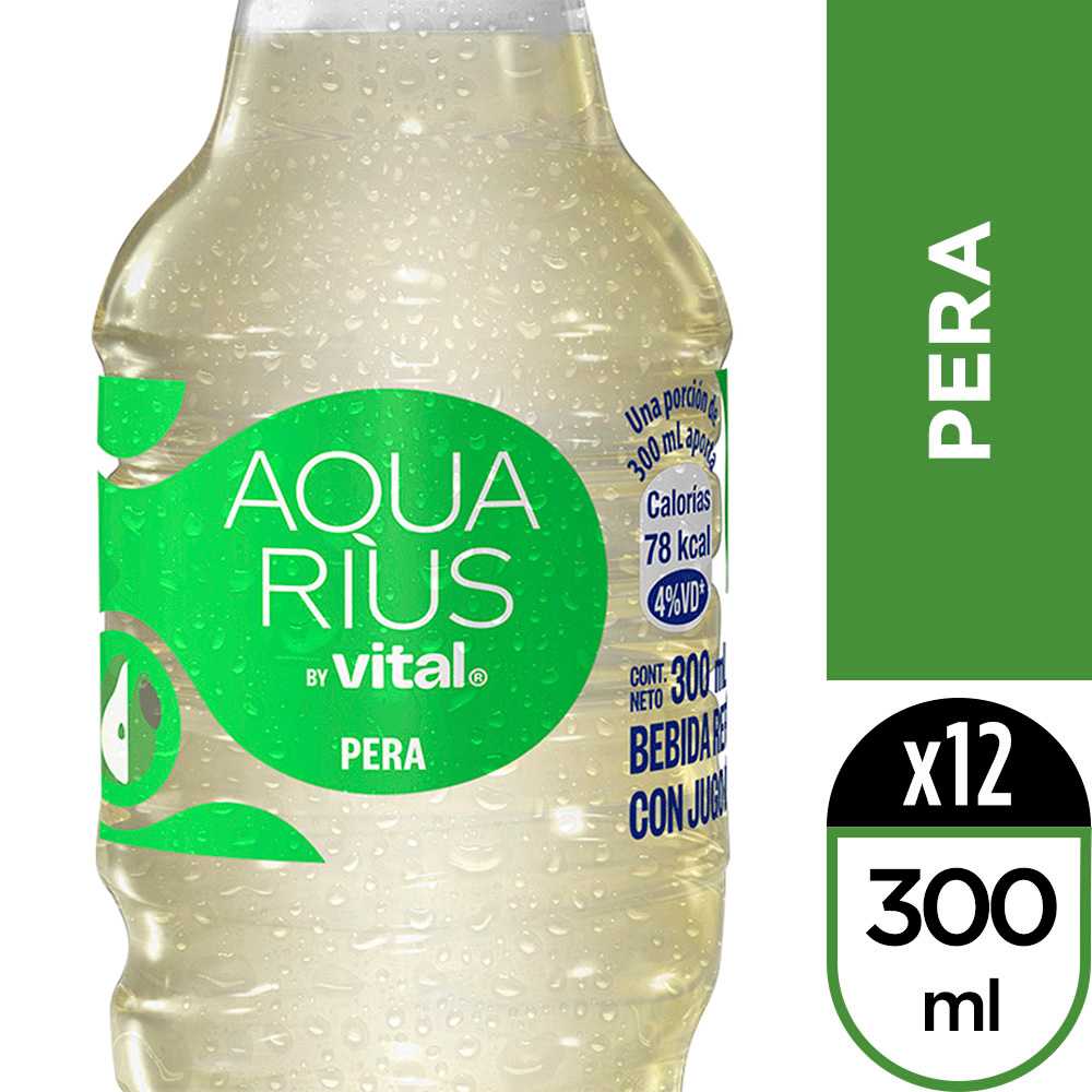 Aquarius pera 300 ml 12pack