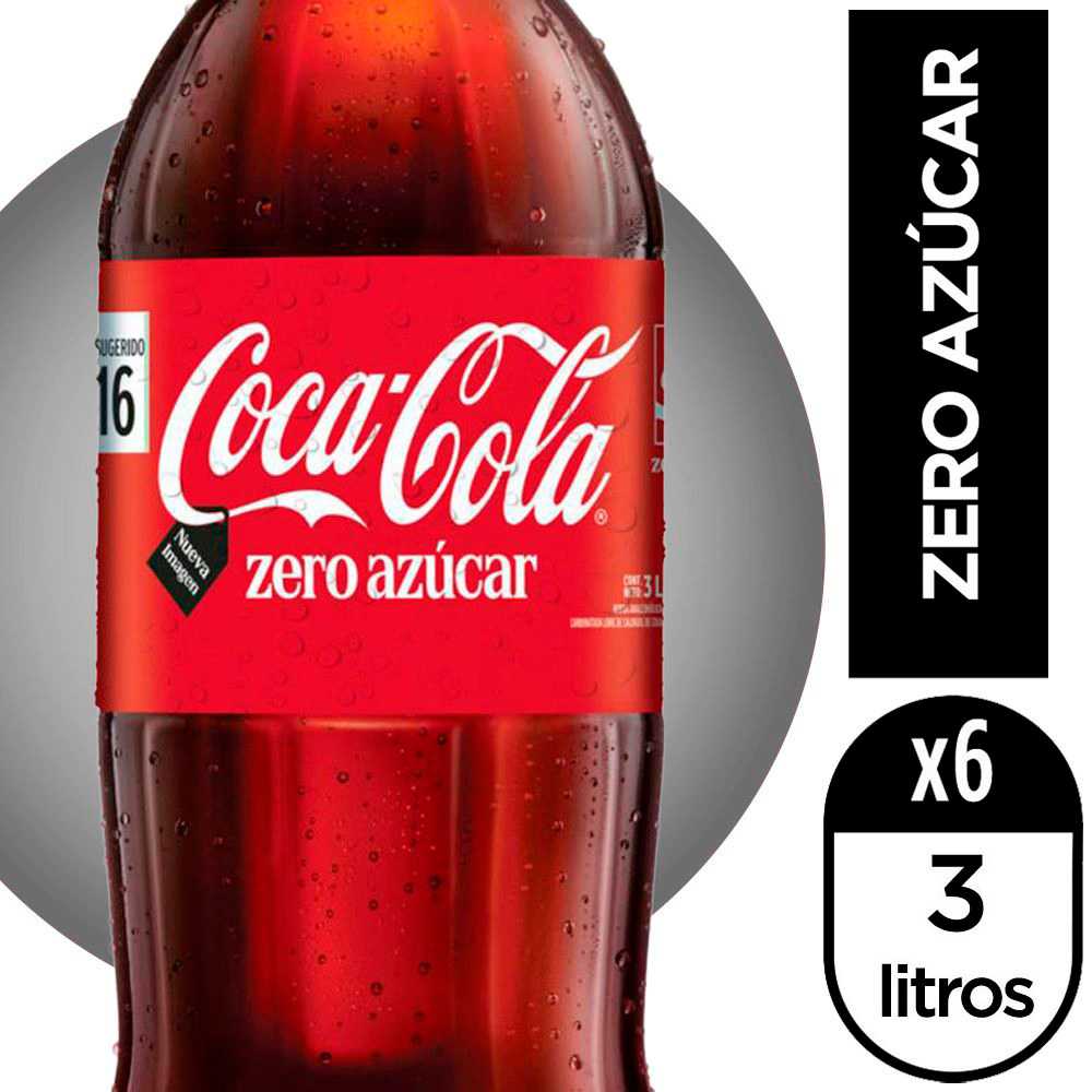 Coca-cola zero 3 lt 6pack