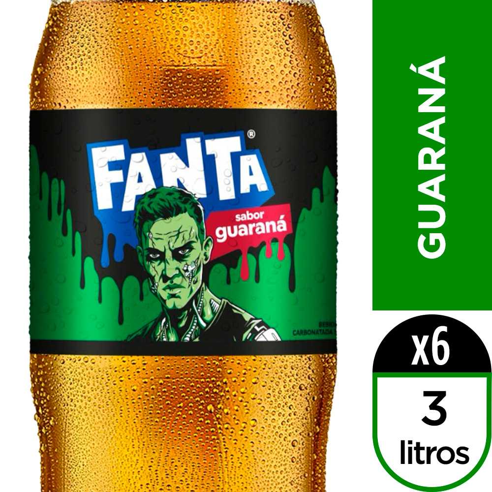 Fanta guarana 3 lt 6 pack