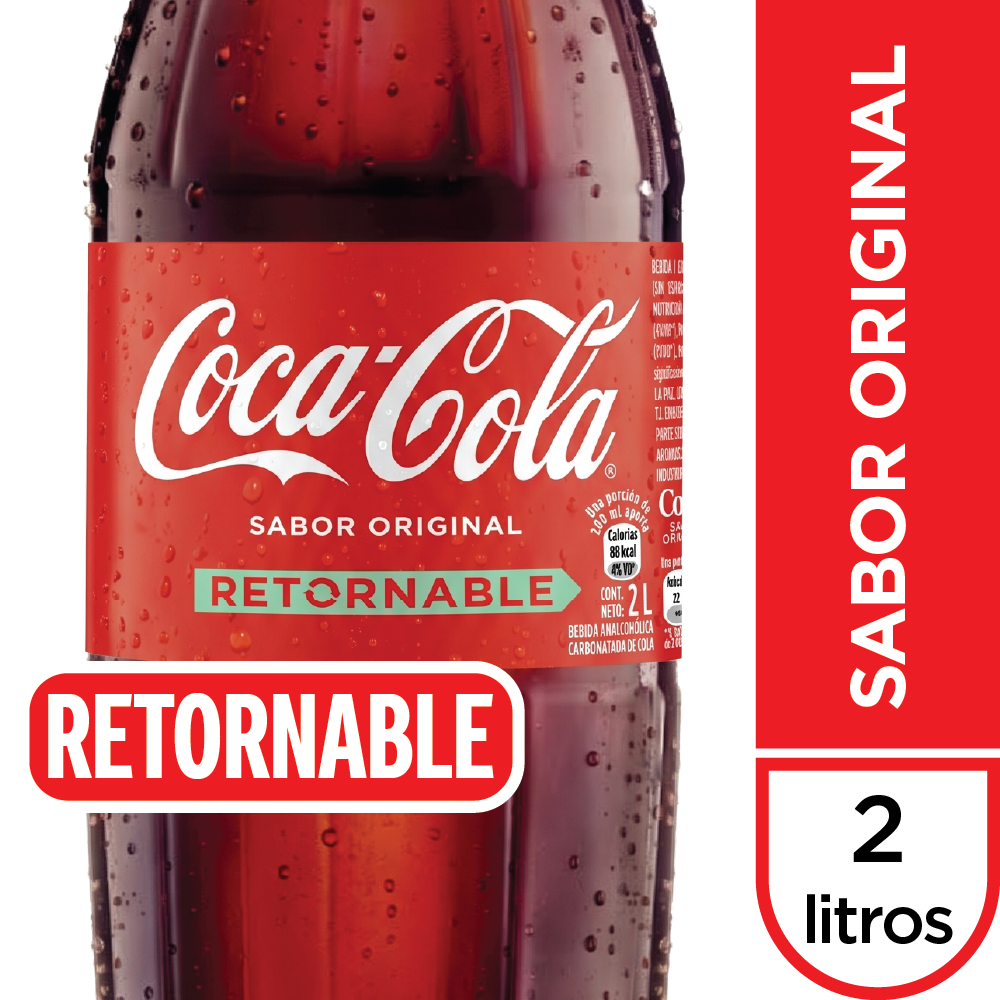 Coca-cola retornable 2 lt