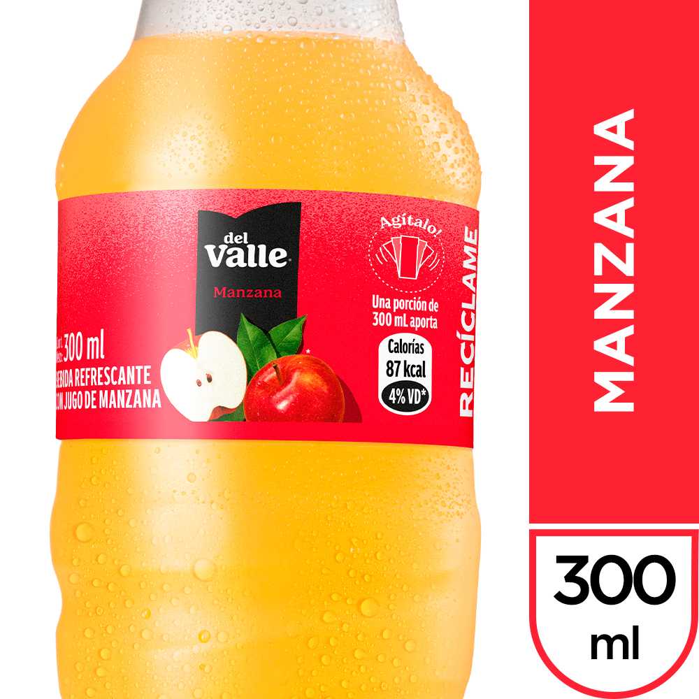 Del valle néctar manzana 300 ml
