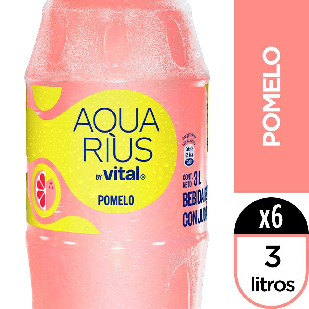 Aquarius pomelo 3 lt 6pack