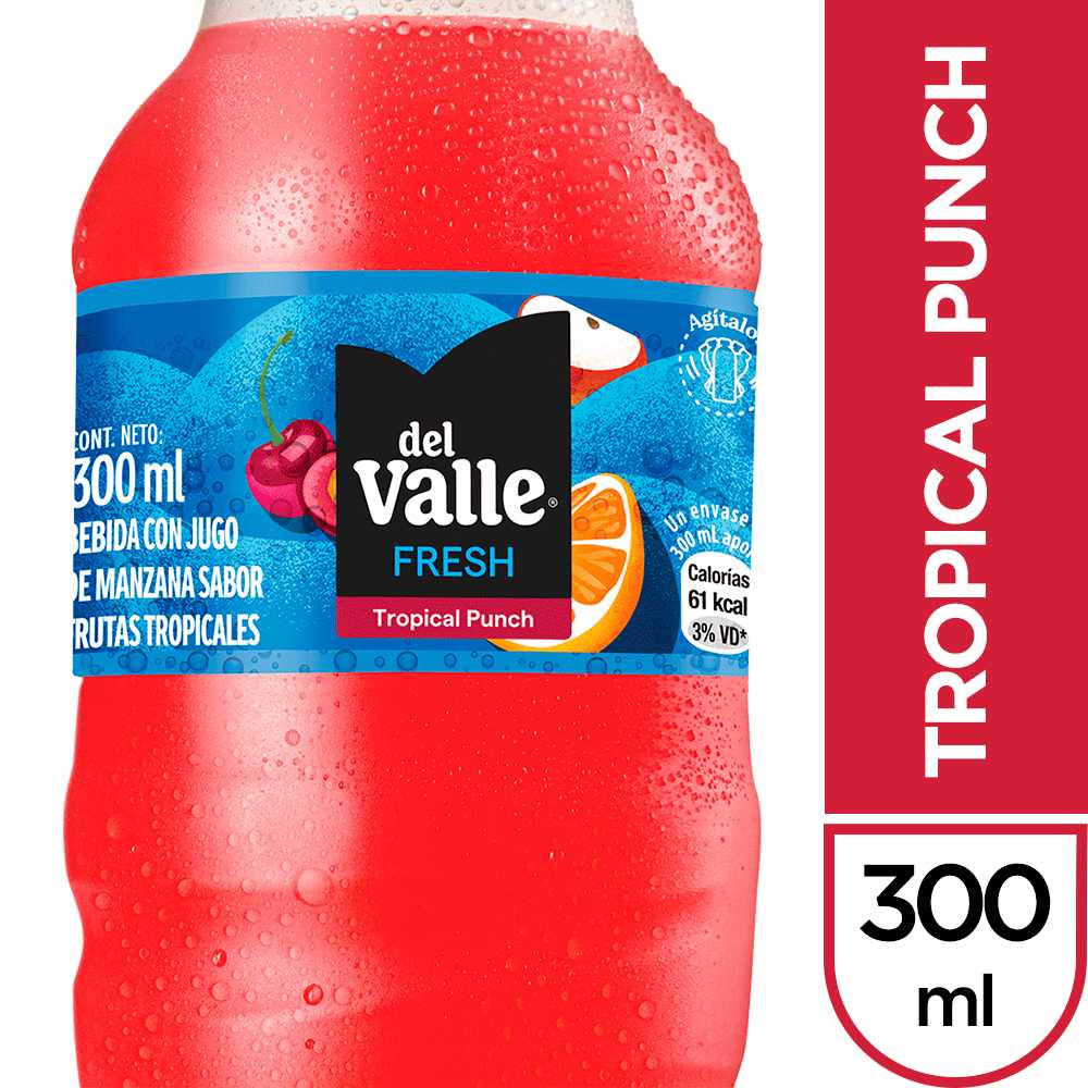 Del valle fresh tropical punch 300 ml