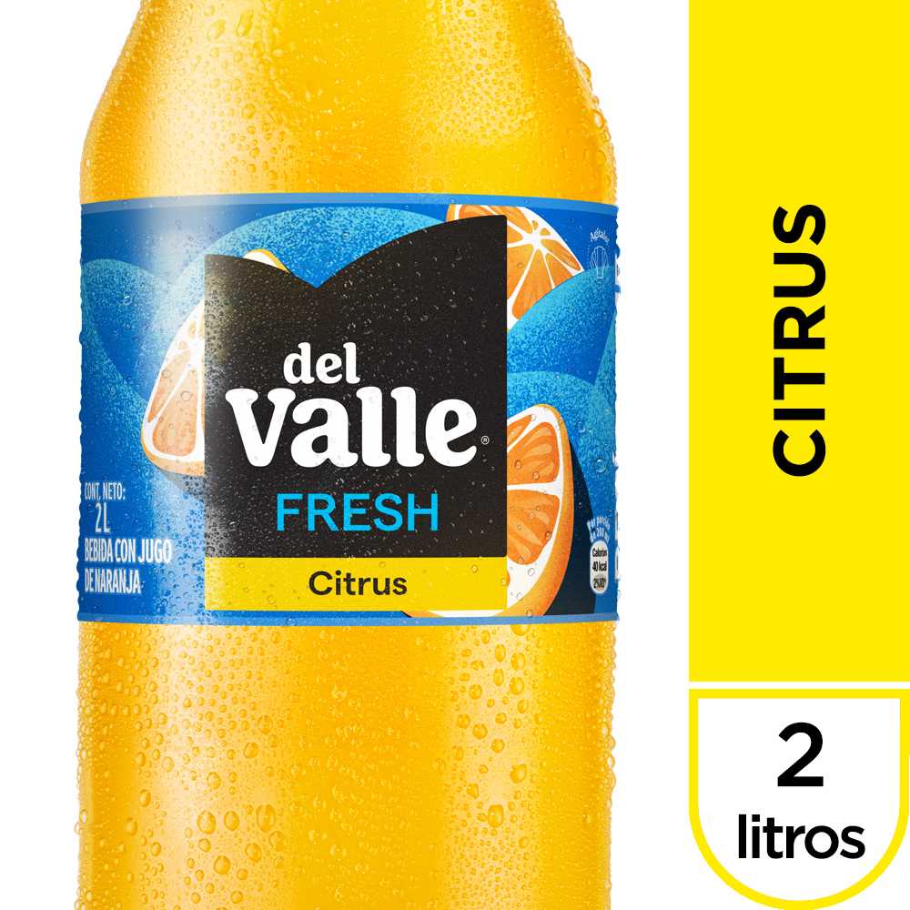 Del valle fresh citrus 2 lt