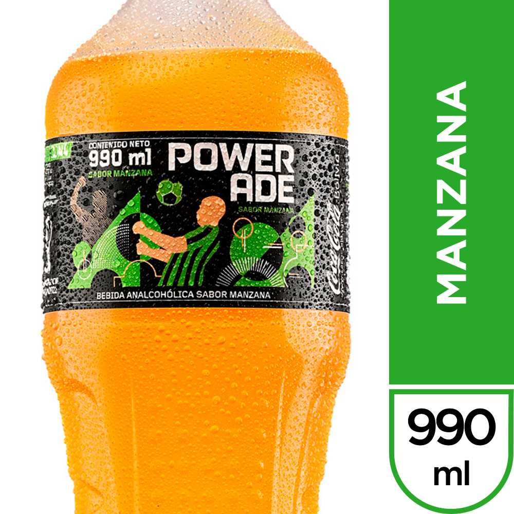 Powerade manzana 990 ml
