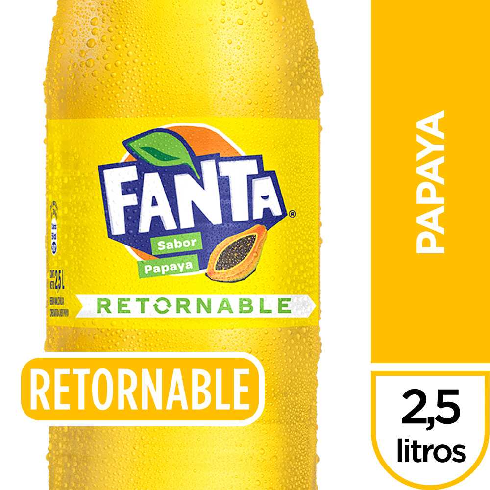 Fanta papaya retornable 2,5 lt