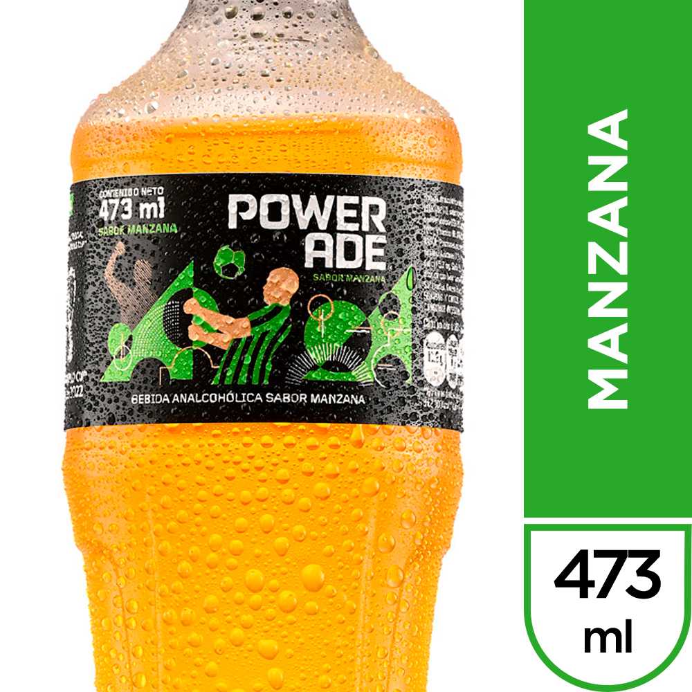 Powerade manzana 473 ml