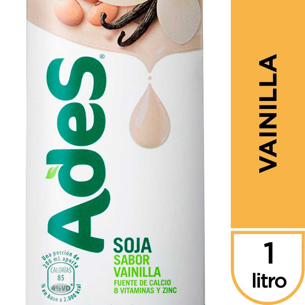 Ades soja sabor vainilla 1 l