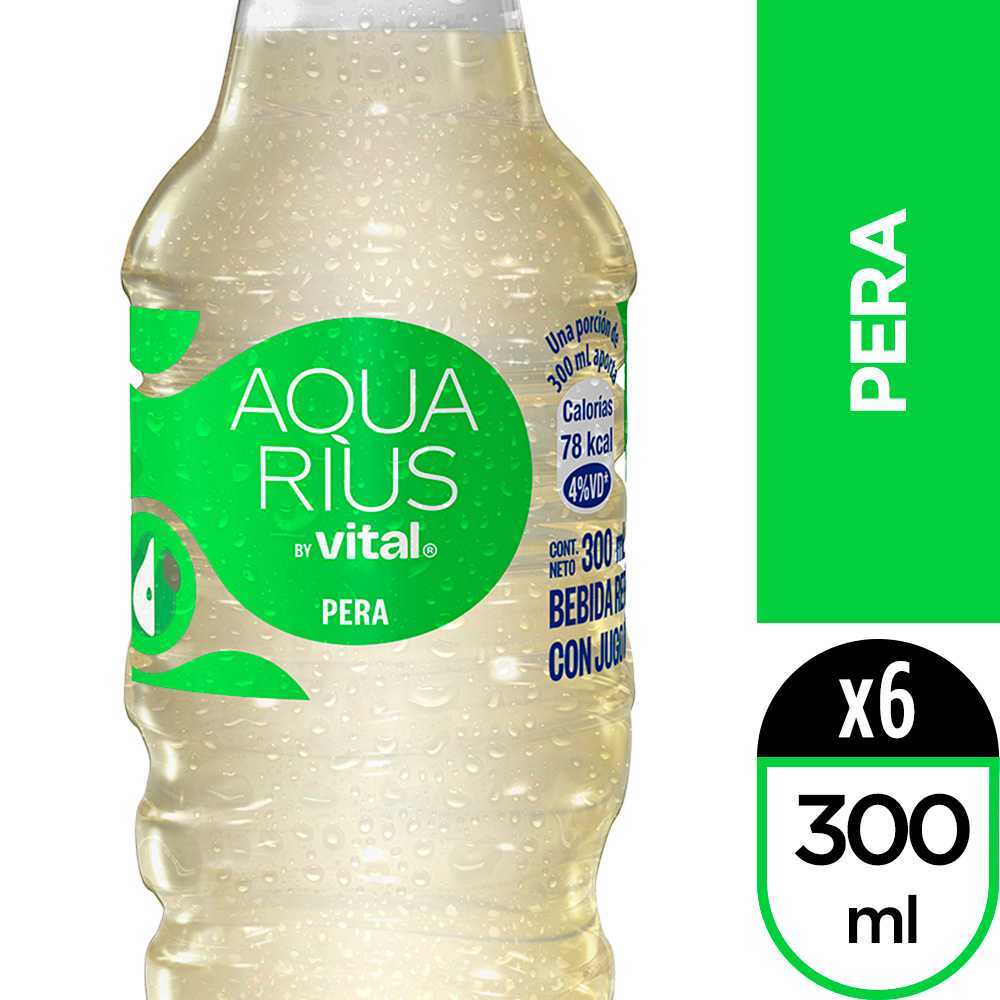Aquarius pera 300 ml 6pack