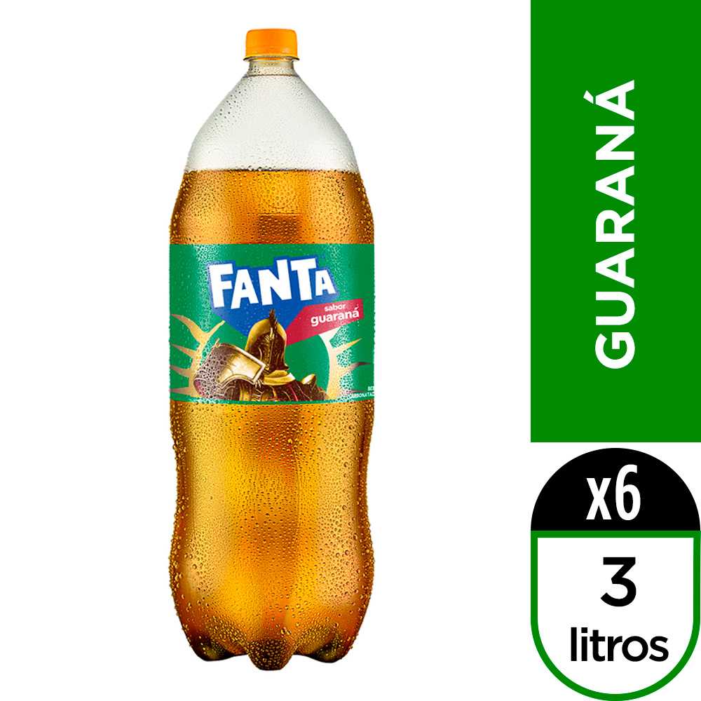 Fanta guarana 3 lt 6 pack