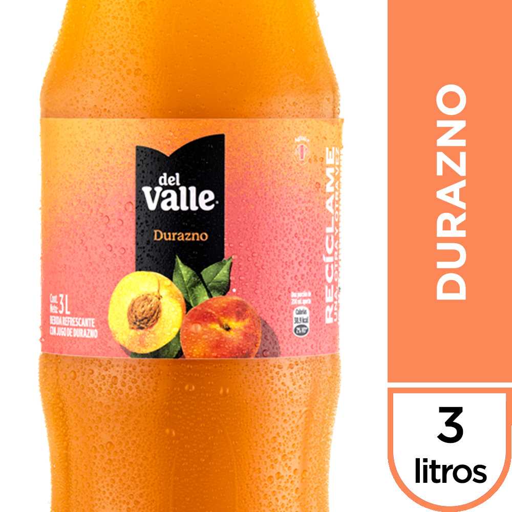 Del valle néctar durazno 3 lt