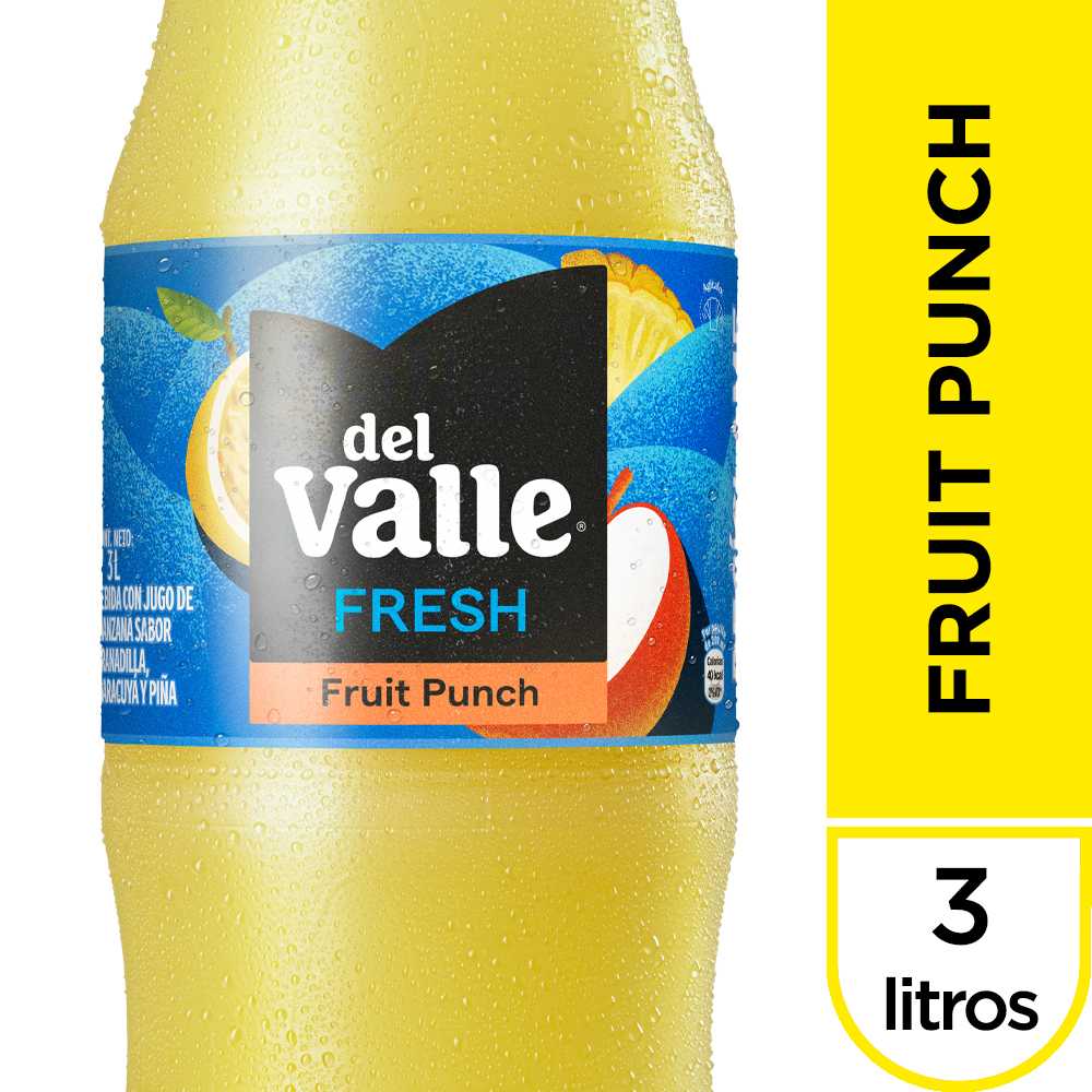 Del valle fresh fruit punch 3 lt