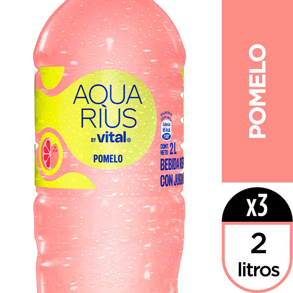 Aquarius pomelo 2 lt 3pack