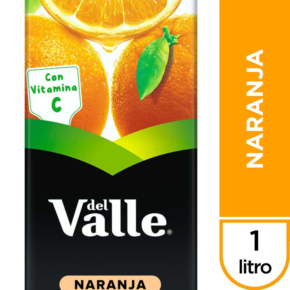 Del valle néctar naranja 1 lt