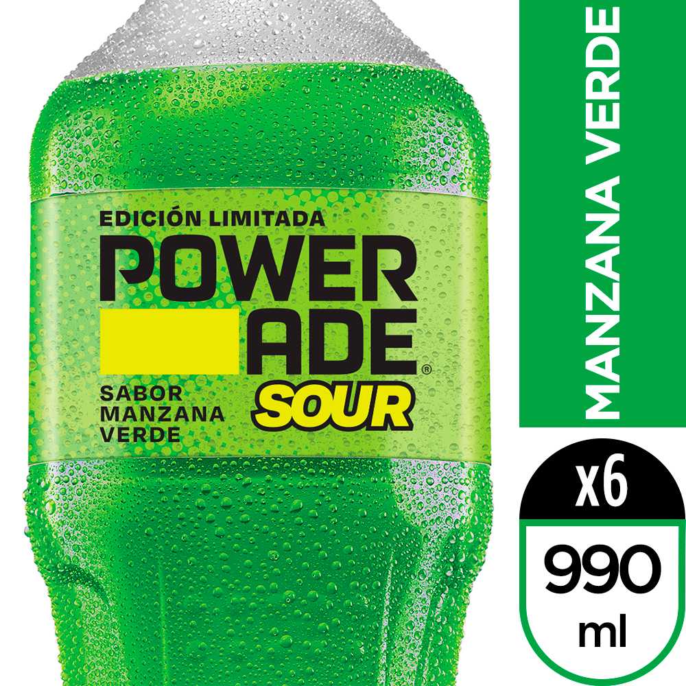 Powerade sour 990 ml 6pack