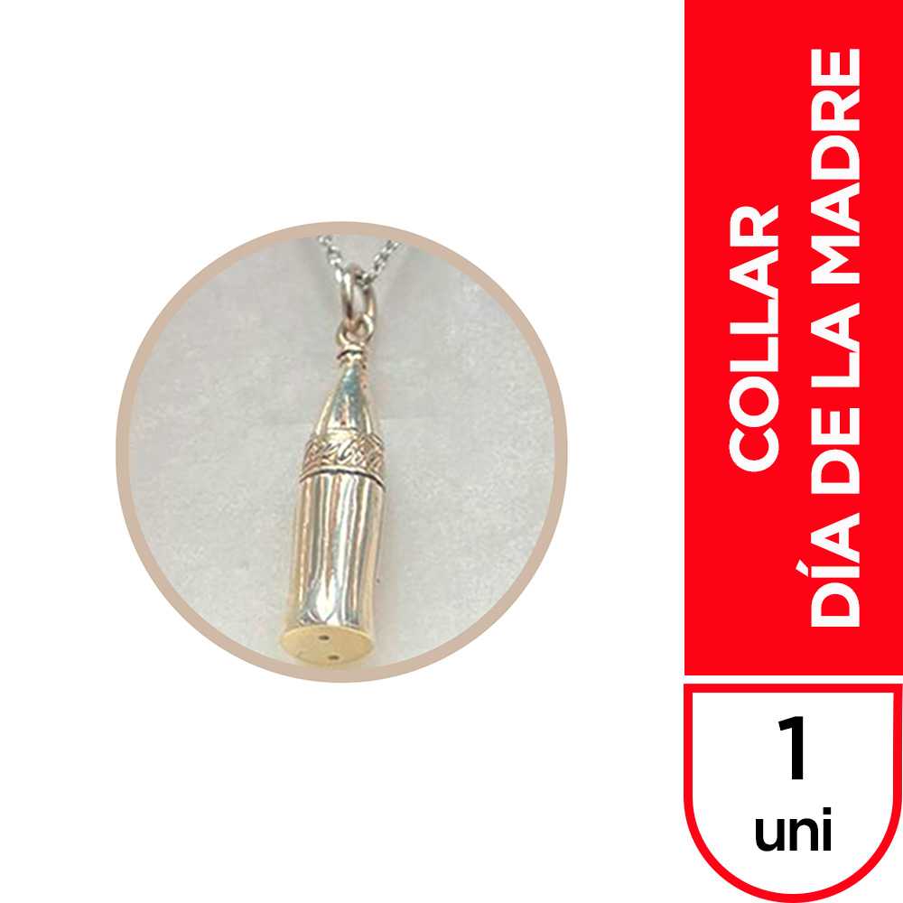 Collar botella coca-cola