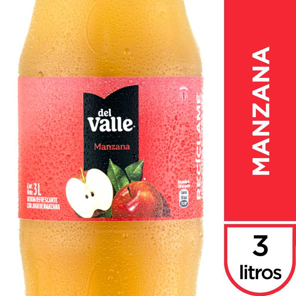 Del valle néctar manzana 3 lt