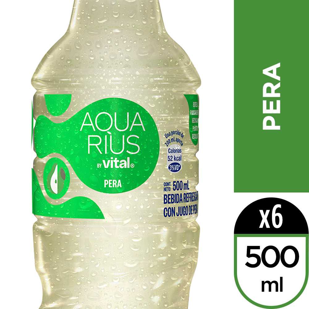 Aquarius pera 500 ml 6pack