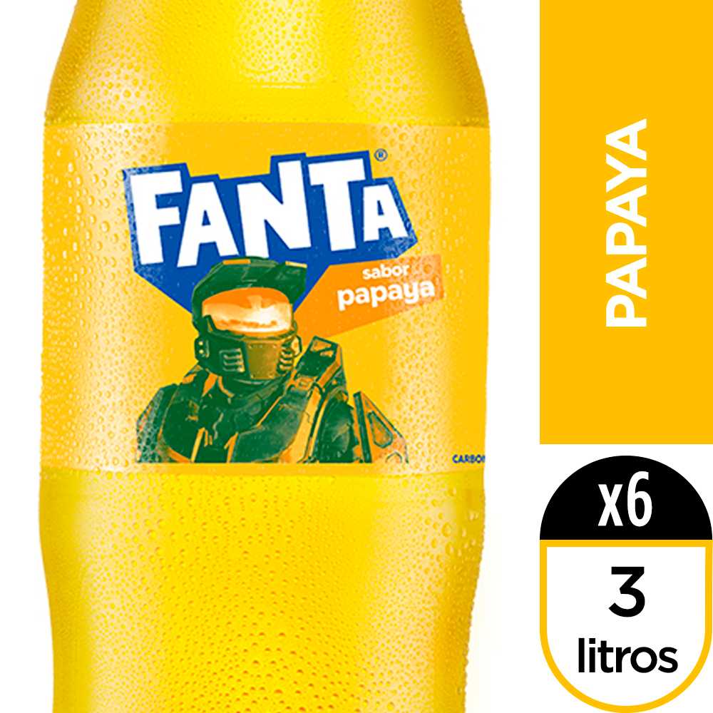 Fanta papaya 3 lt 6pack