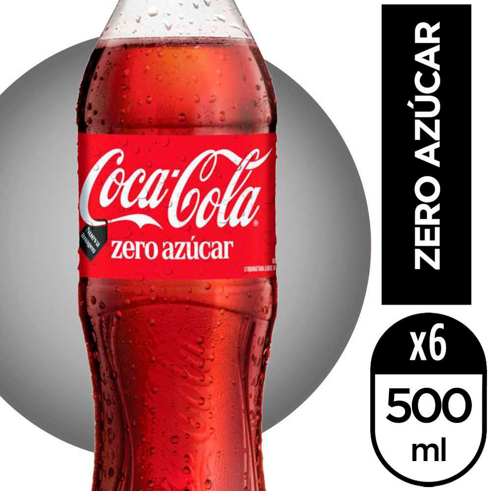 Coca-cola zero 500 ml 6pack