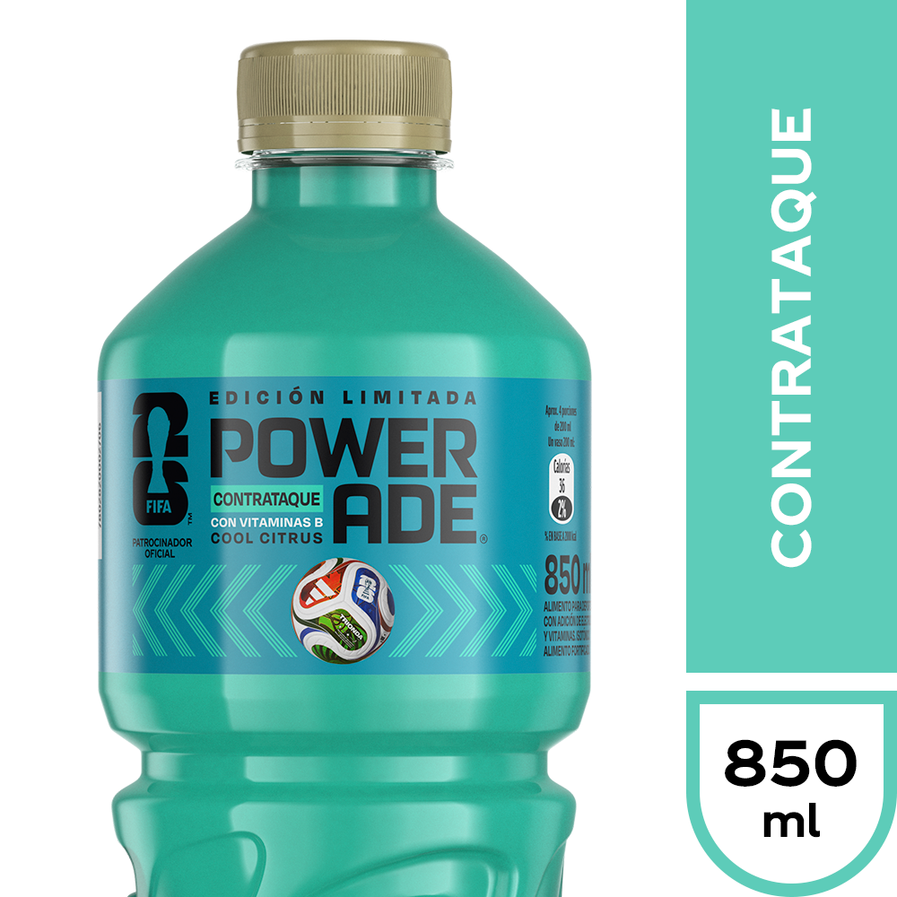 Powerade contrataque 850 ml
