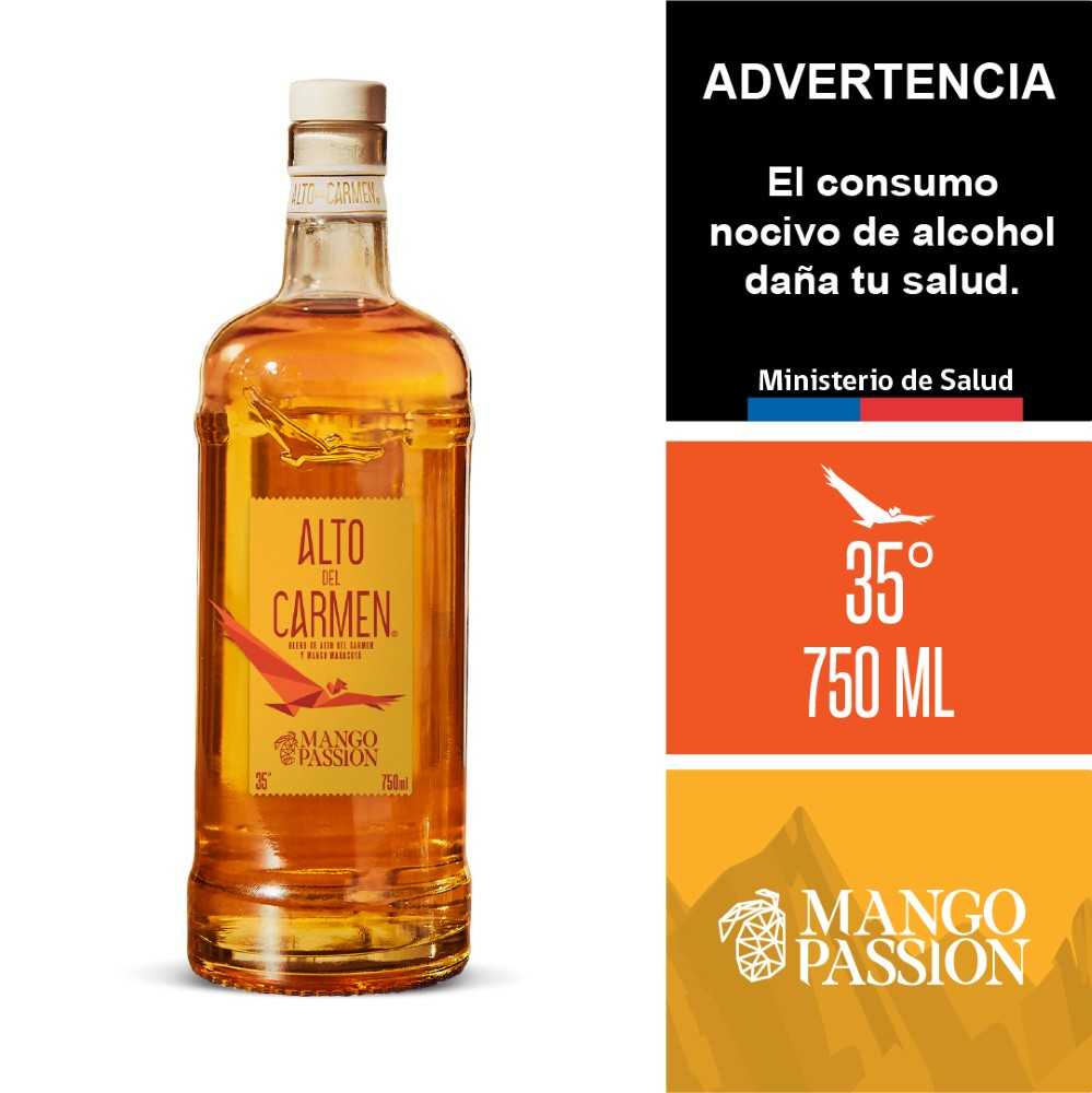 Alto del carmen mango passion 35° 750 ml