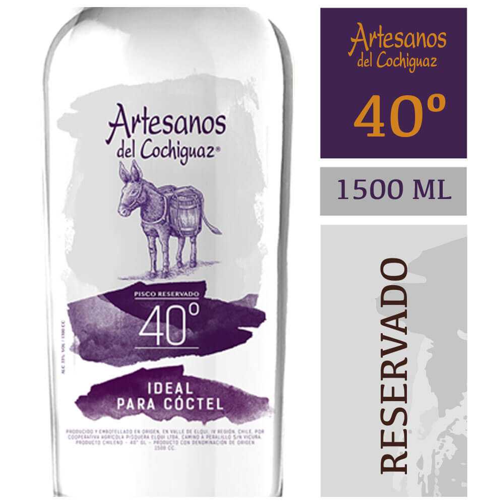Artesanos transparente 40 1.5l