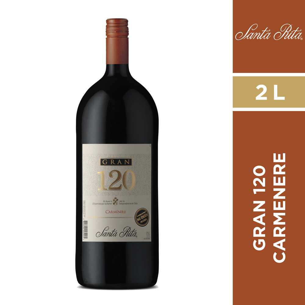 Vino gran 120 carmenere 6 x 2 lt