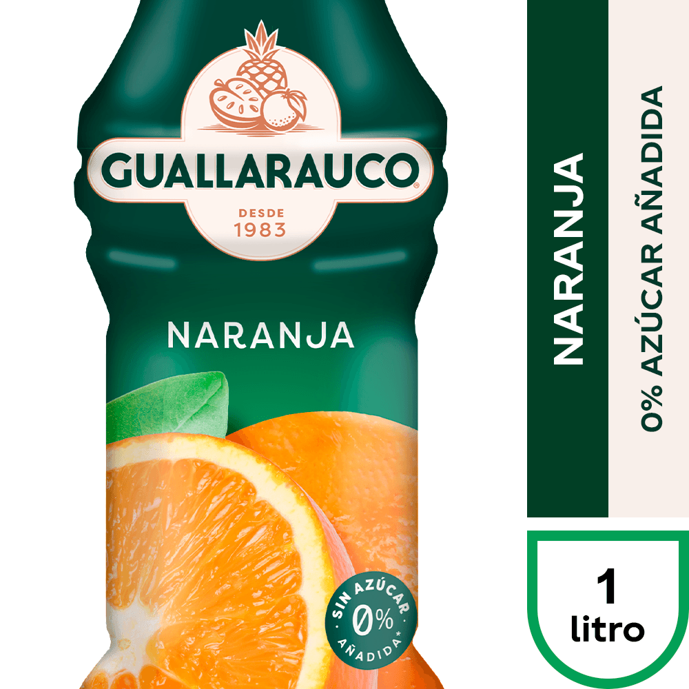 Guallarauco naranja 100% 1 lt