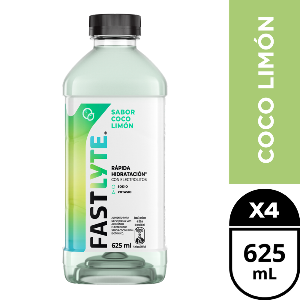 Fastlyte coco-limon 4 x 625 ml
