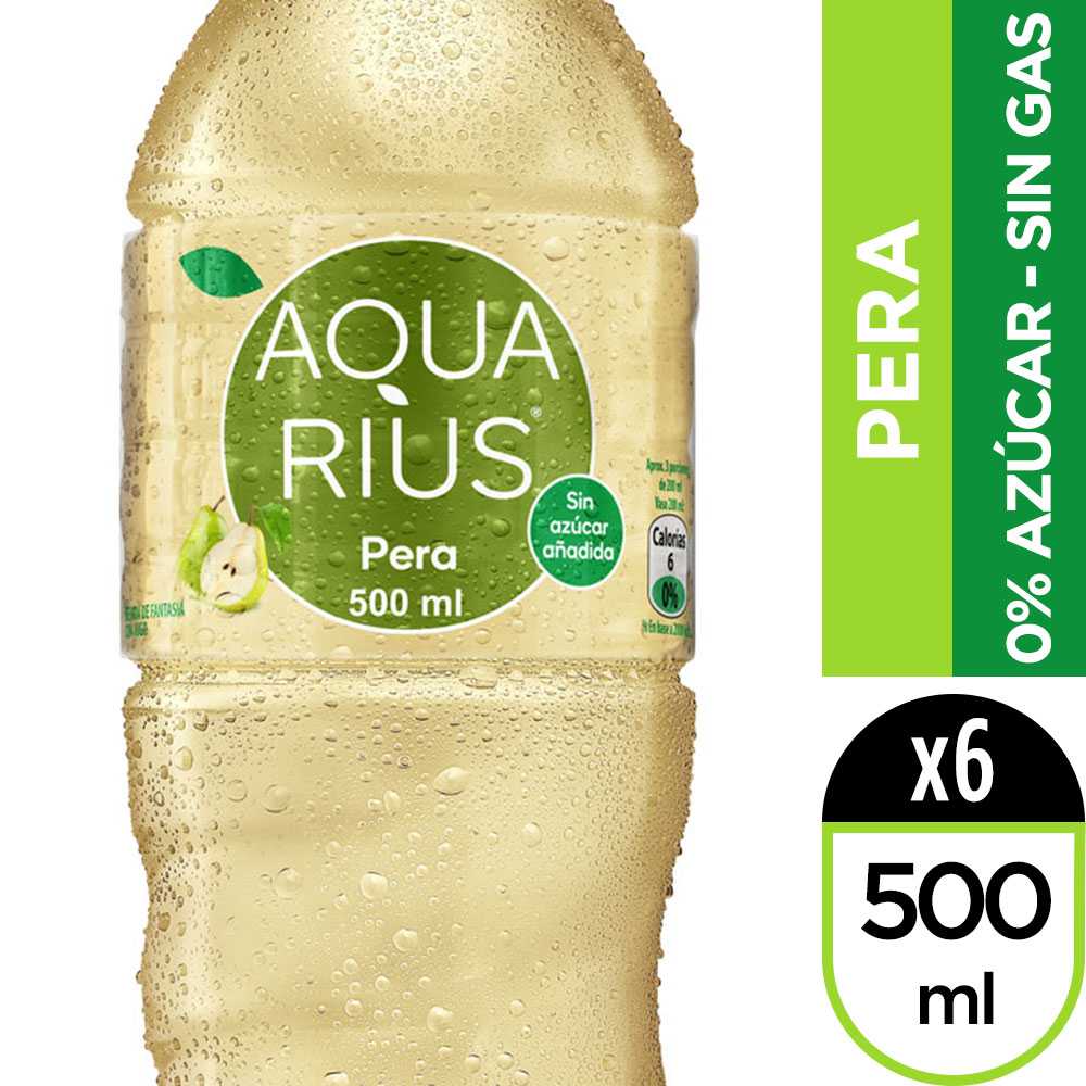 Aquarius pera 6 x 500 ml