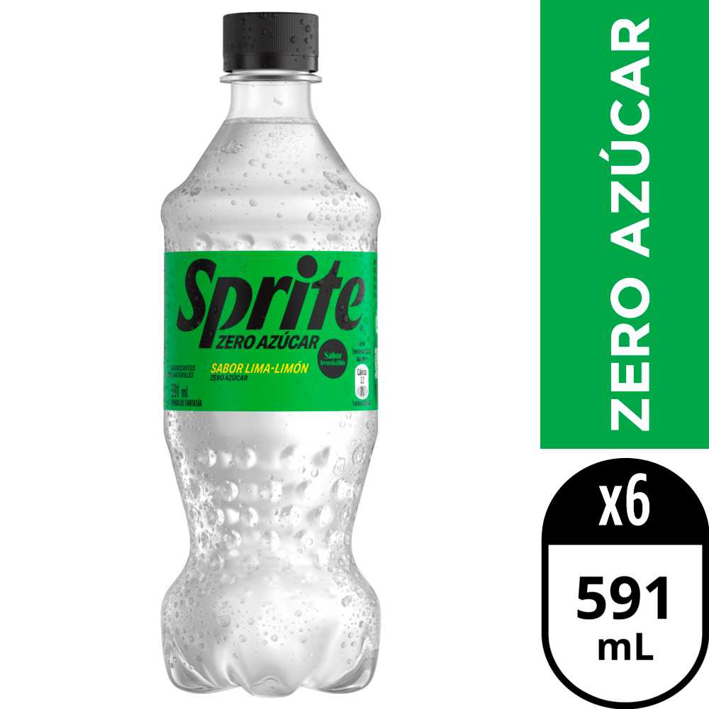 Sprite zero azúcar 6 x 591 ml