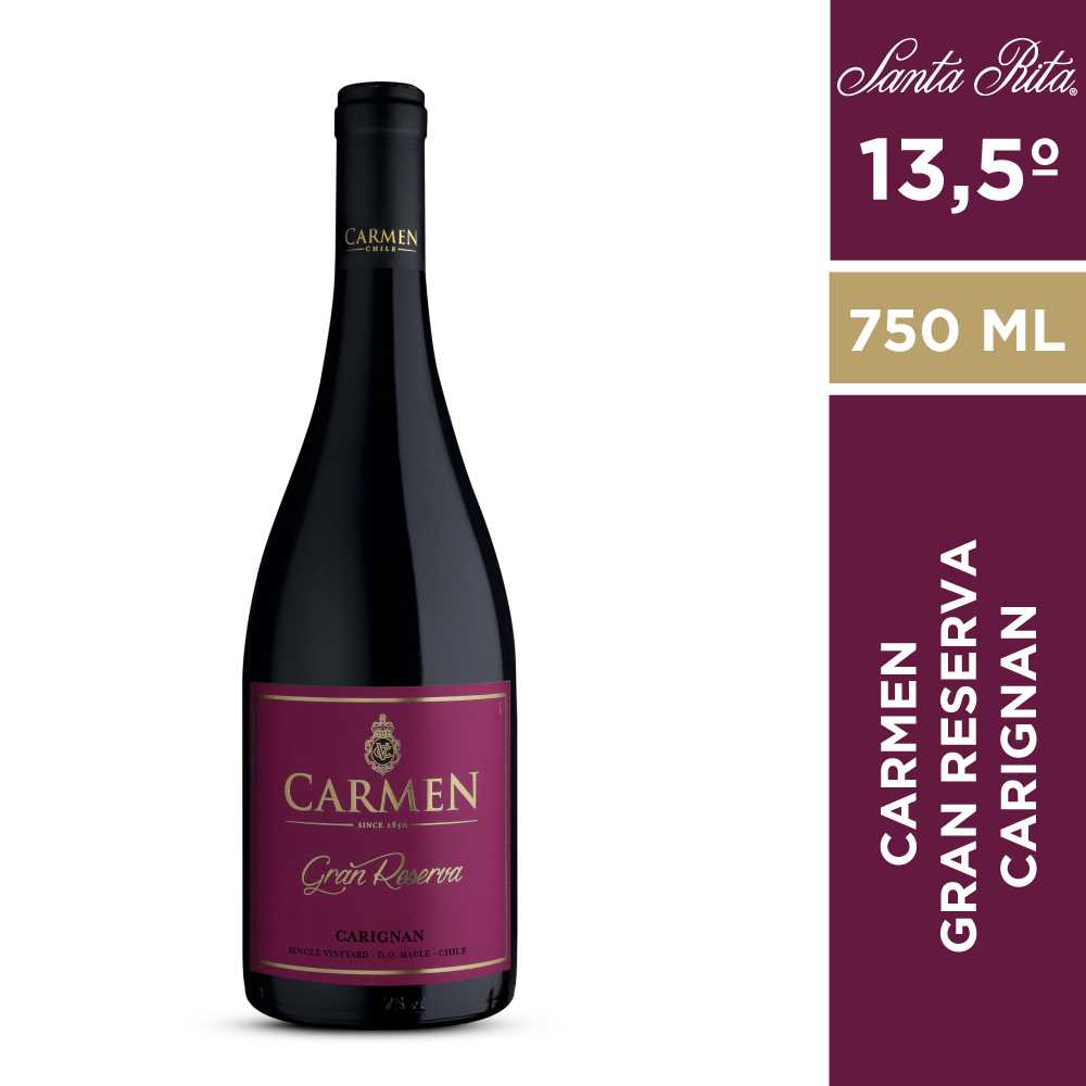 Vino carmen gran reserva carignan 750 ml