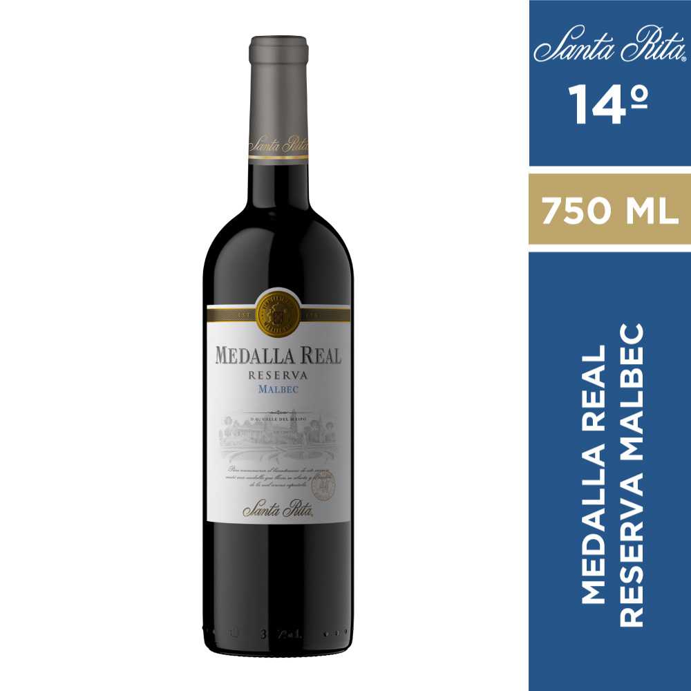 Vino medalla real reserva malbec 750 ml