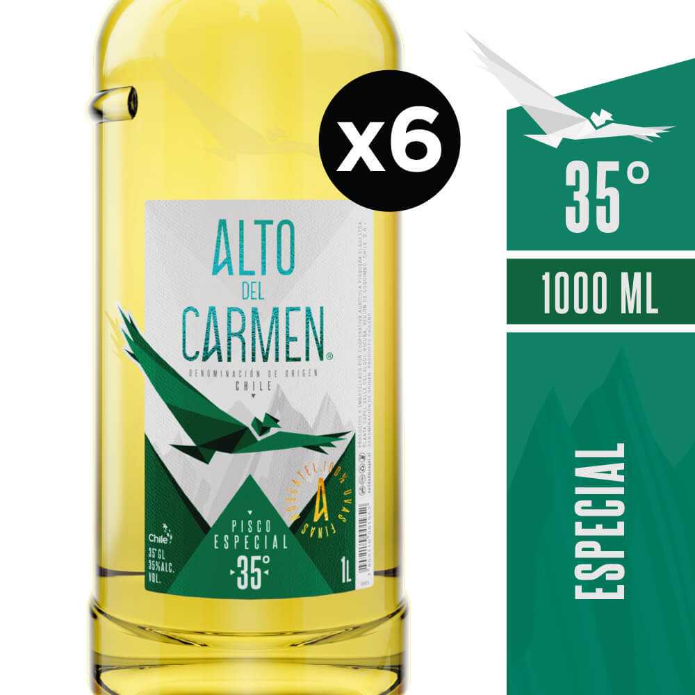 Alto del carmen especial 35° 6 x 1 lt