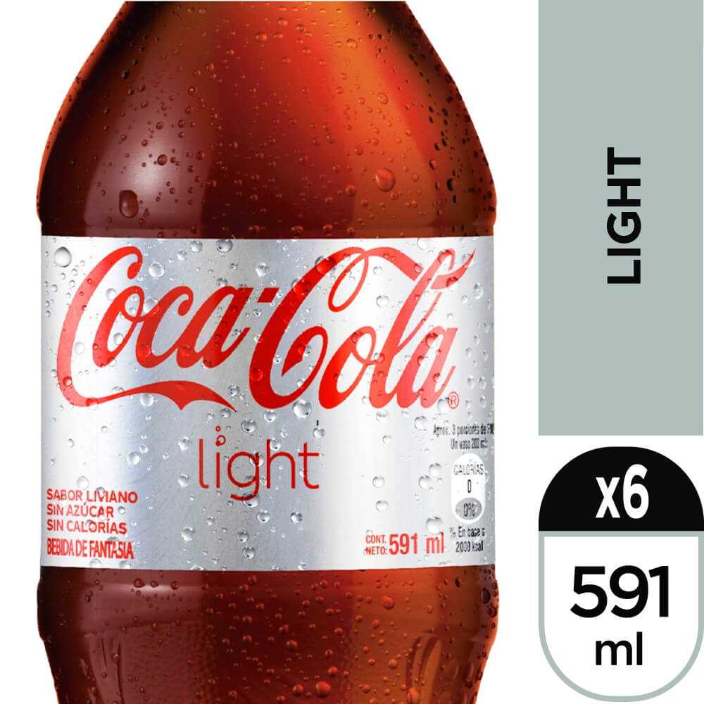 Coca-cola light 6 x 591 ml
