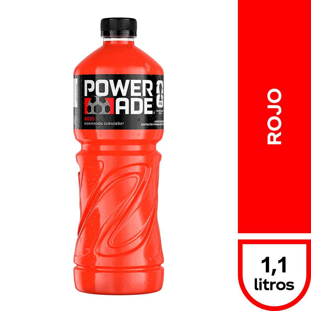 Powerade rojo 1.1 lt