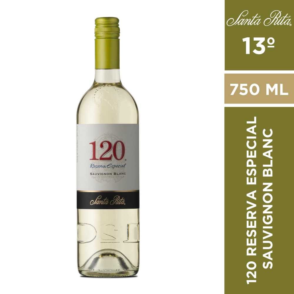 Vino 120 reserva especial sauvignon blanc 750 ml
