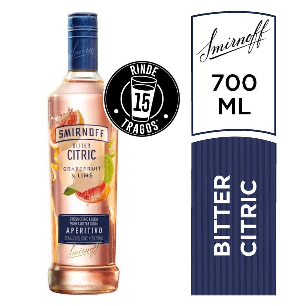 Aperitivo smirnoff bitter citric